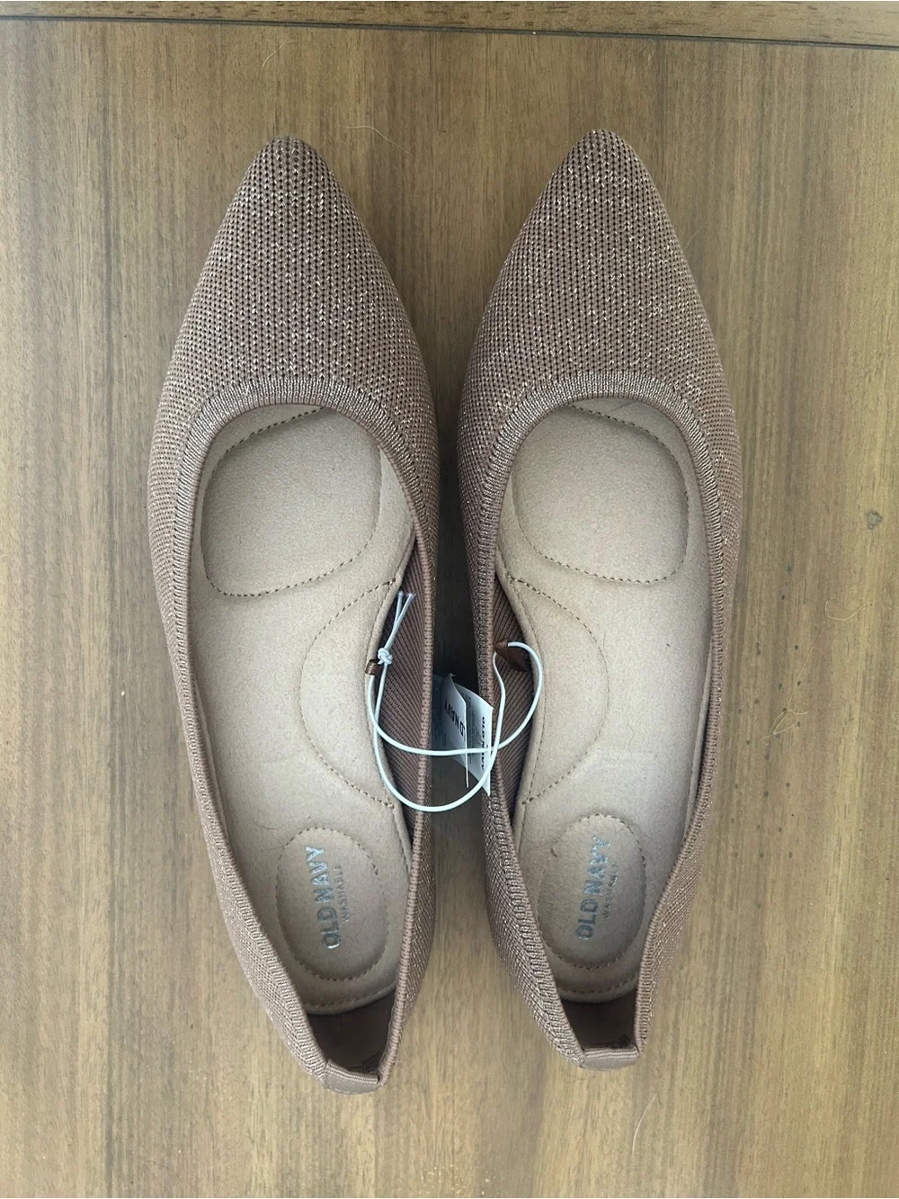 NEW! Old Navy Soft Knit Pointed Toe Ballet Flats - Size 9